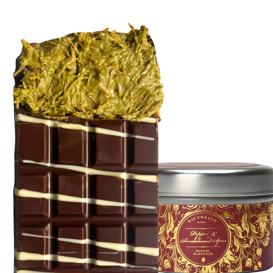 Trendy dubajská čokoládová tyčinka | Luxusní pistácie & knafeh (220 g)